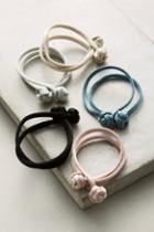 Anthropologie Knotted Satin Hair Tie Set