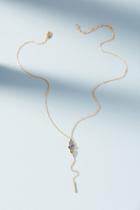 Anthropologie Labradorite Drop Necklace