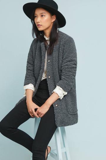 Greylin Boucle Sweater Coat