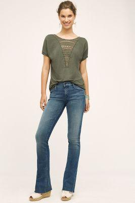 Mother Runaway Fray Jeans Fingerprints And Muddy Feet