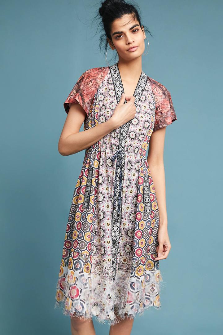 Byron Lars Bellissima Graphic Dress