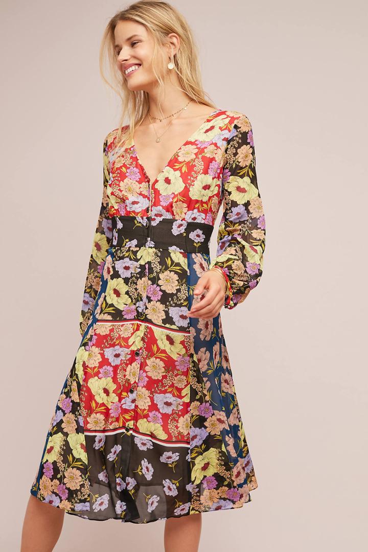 Maeve Gardenia Wrap Dress