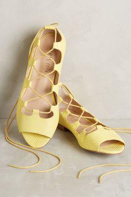Billy Ella Rou Flats Yellow