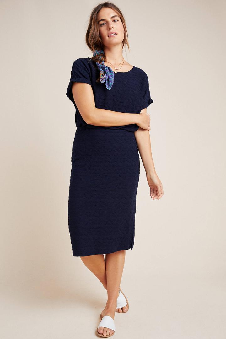 Anthropologie Louella Dolman-sleeved Midi Dress