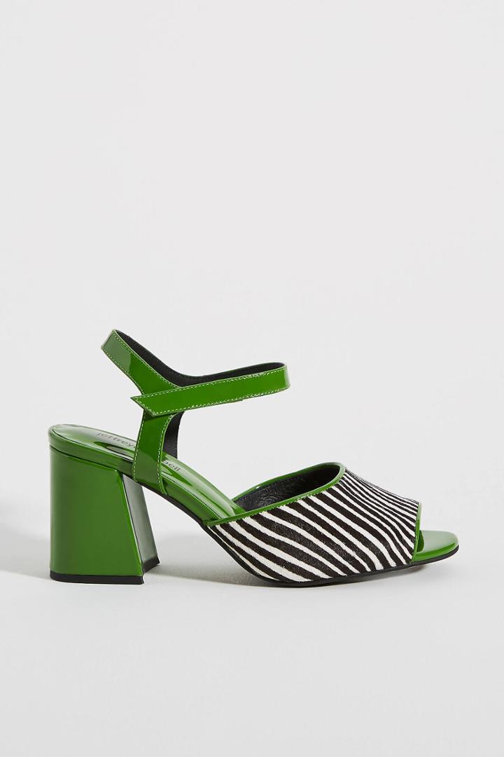 Jeffrey Campbell Animal Print Block-heeled Sandals