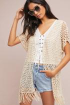 Anthropologie Dreamweaver Crocheted Kimono
