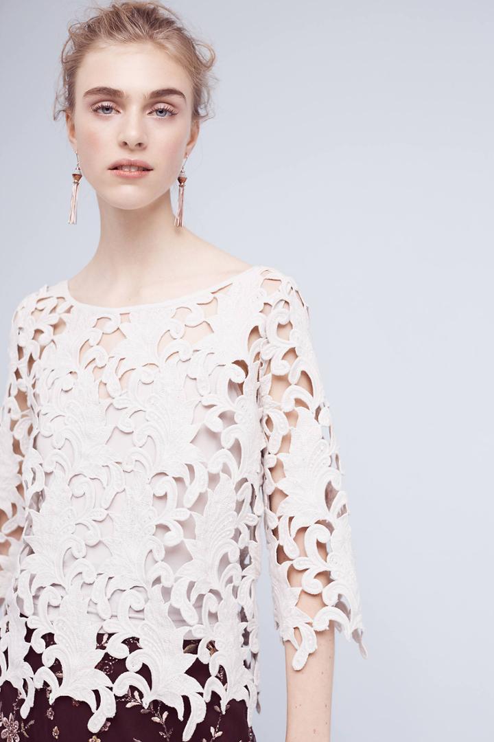 Tracy Reese Guipure Lace Top