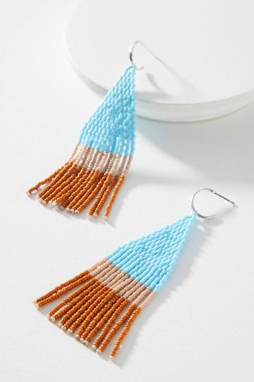 Bluma Project Franja Beaded Drop Earrings