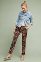 Chino By Anthropologie Relaxed Printed Chino Pants