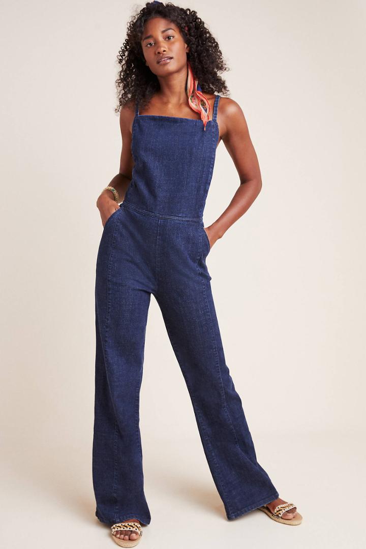 Pilcro And The Letterpress Pilcro Cypress Denim Jumpsuit