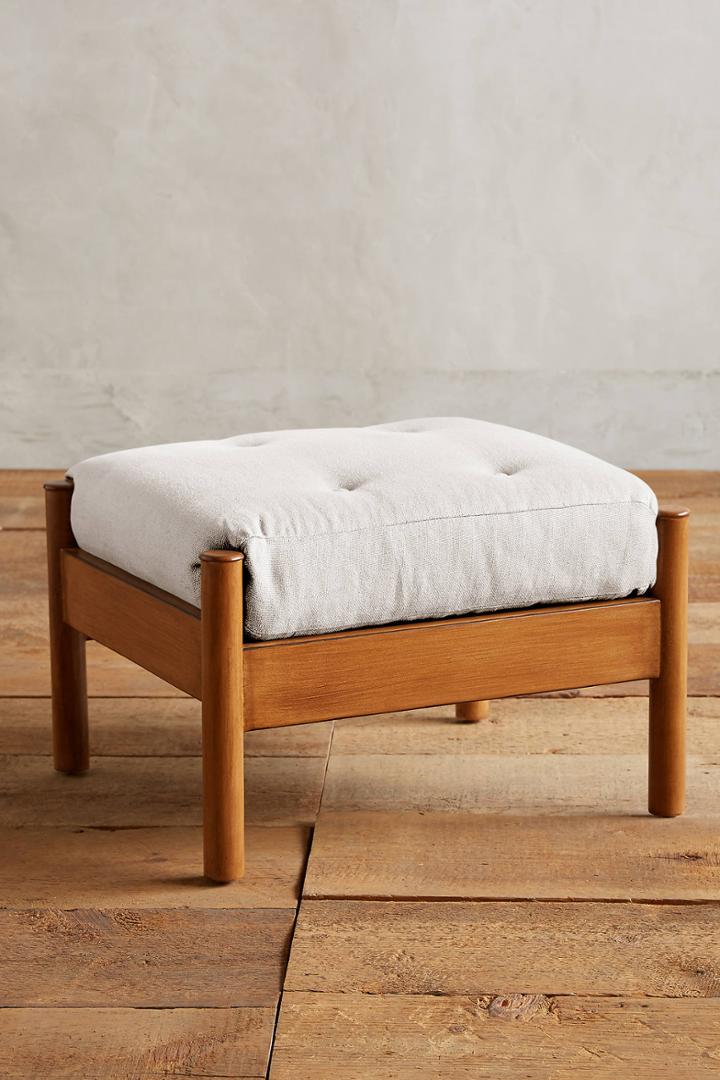 Anthropologie Belgian Linen Alvorada Armchair