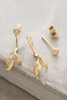 Anthropologie Masella Leaflet Earrings