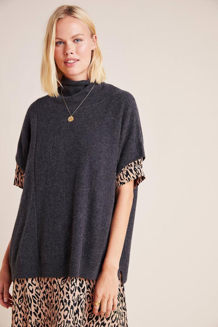 Anthropologie Patty Cowl Neck Cashmere Sweater