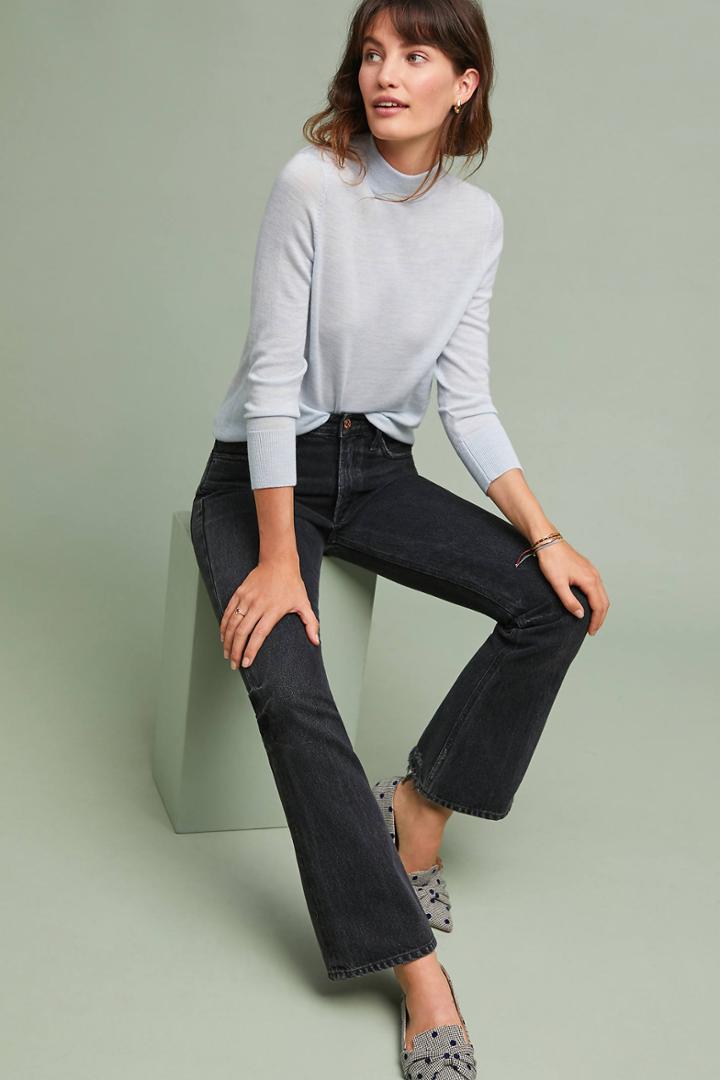 Moth Audrey Mock Neck Pullover