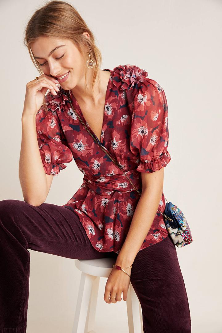 Rdalamal Arial V-neck Blouse