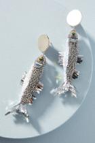 Mignonne Gavigan Silver Herring Drop Earrings