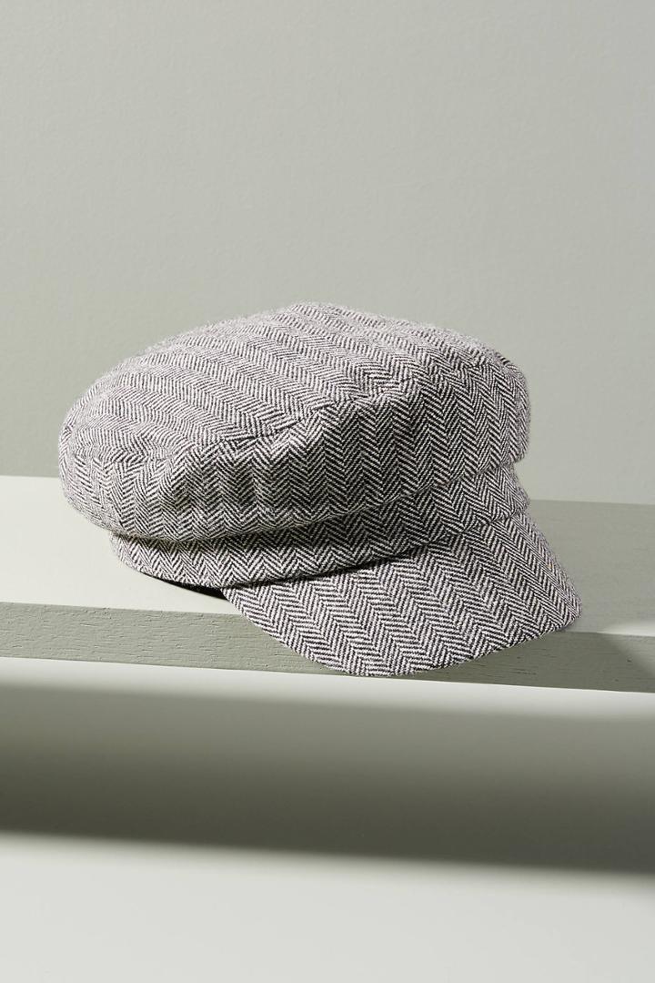 Anthropologie Carmella Tweed Engineer Cap