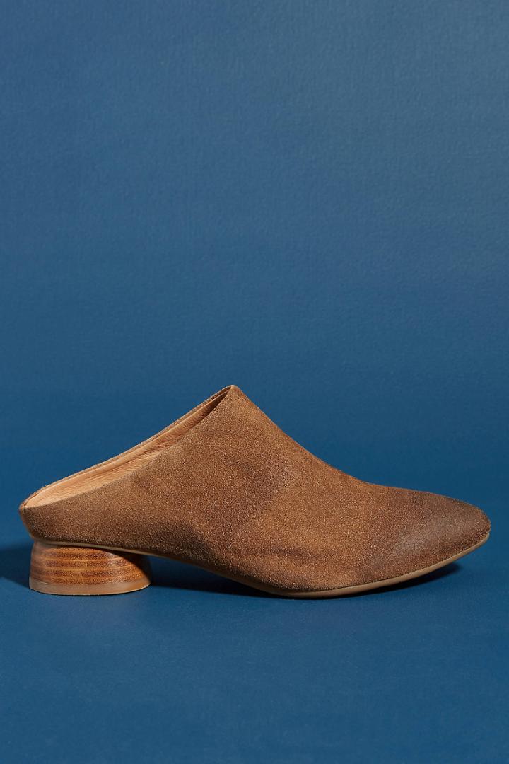 Antelope Suede Mules