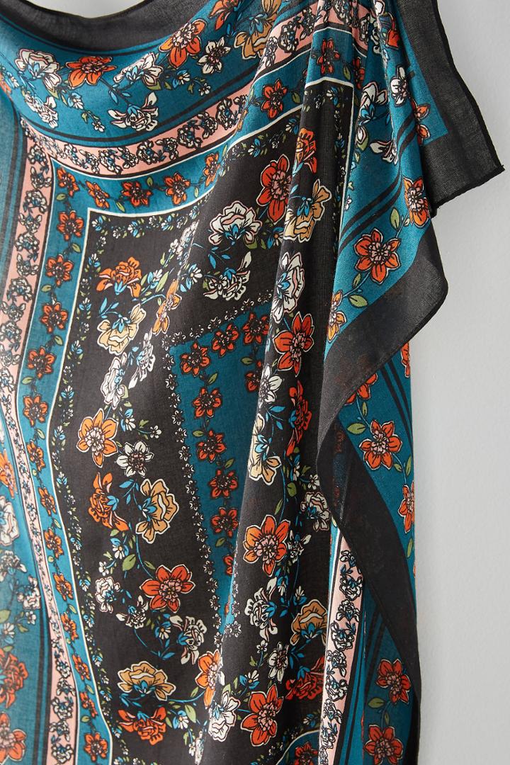 Anthropologie Evening Blooms Bandana