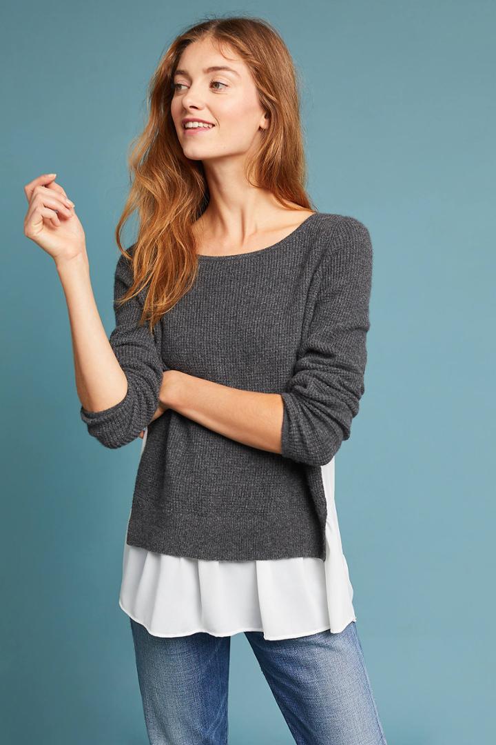 Cupcakes And Cashmere Wrapped Sweater Jacket