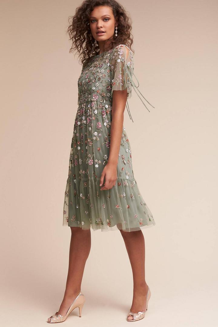Anthropologie Bobbi Wedding Guest Dress