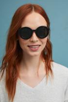 Anthropologie Round Midnight Sunglasses