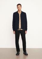 Vince Shaker Stitch Long Sleeve Shirt