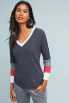 Wildfox Blocked Leroy V-neck Tee