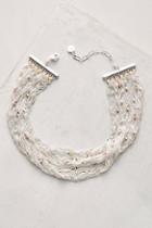 Anthropologie Woven Chain Choker Necklace