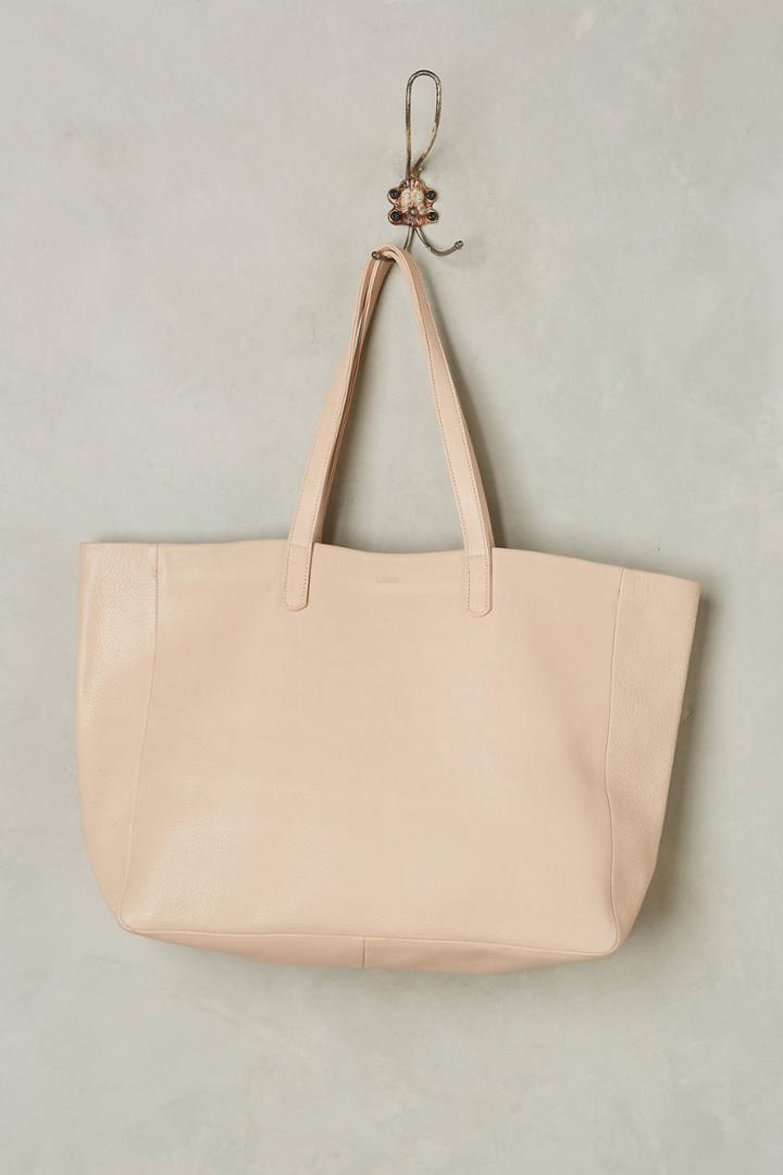Baggu Oversized Leather Tote Bag