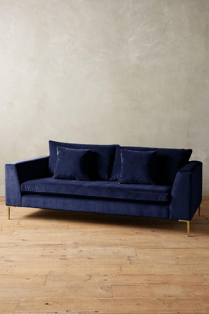 Anthropologie Velvet Edlyn Chair
