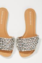 Raphaella Booz Embellished Slide Sandals