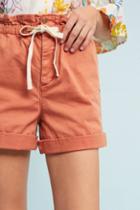 Chino By Anthropologie Paperbag-waisted Chino Shorts