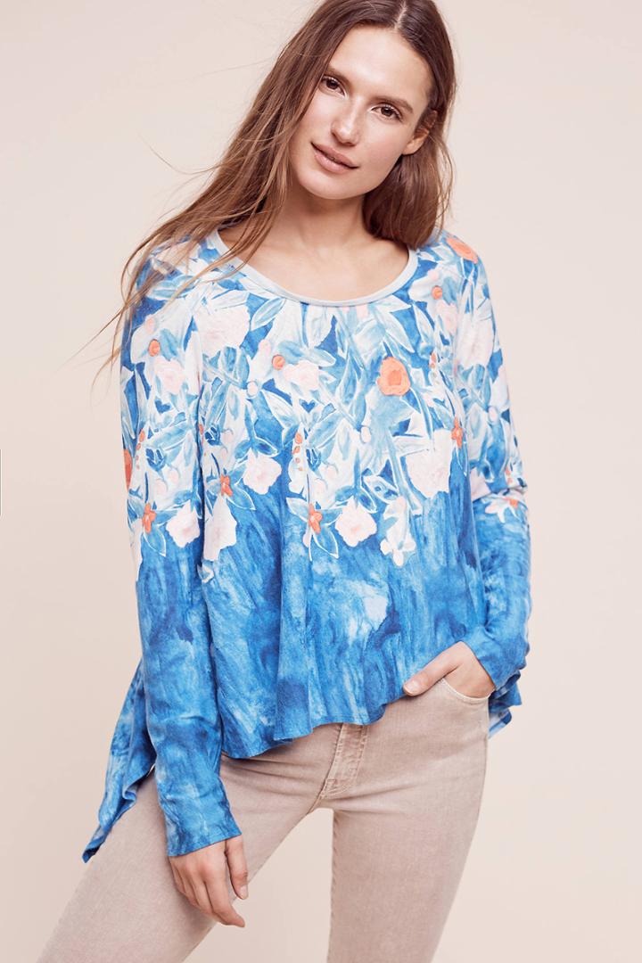 Meadow Rue Linen Fields Swing Top