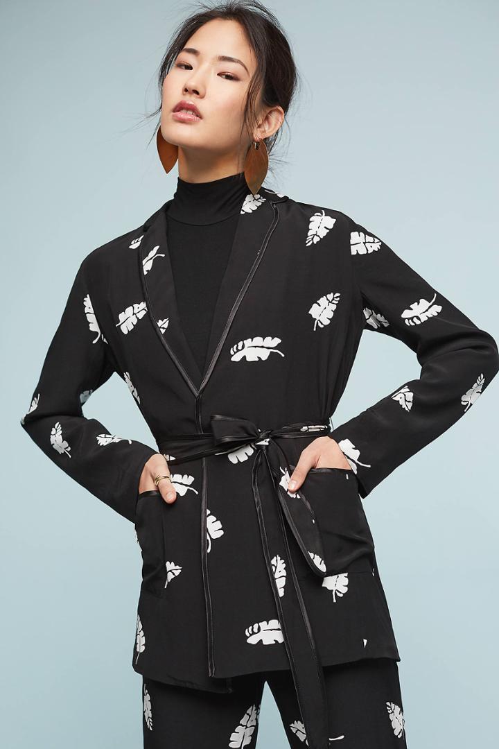 Capulet Leaf-printed Jacket