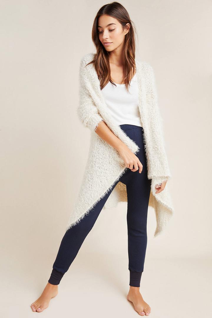 Anthropologie Flora Teddy Cardigan