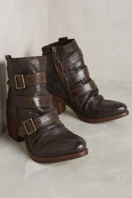 Millennial Grand Buckle Ankle Boots