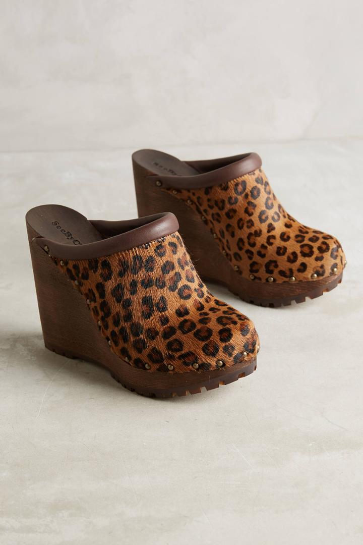 See By Chloe See By Chloe Studded Wood Mules