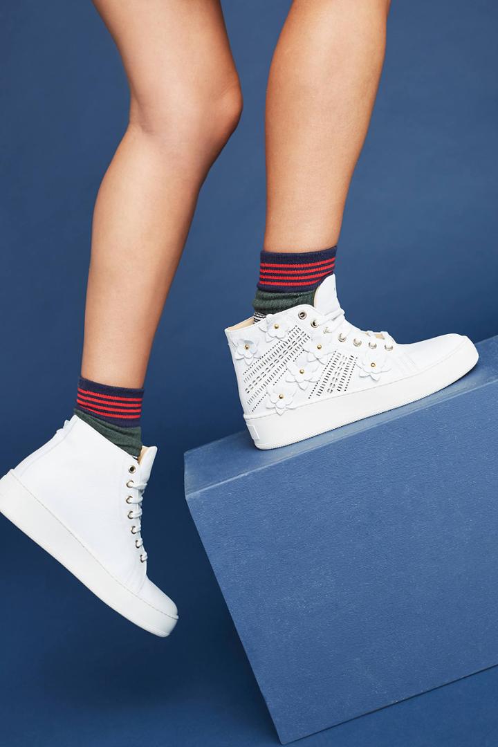 Maimai Embellished High-top Sneakers
