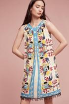 Anna Sui Bird's Nest Silk Tunic Dress