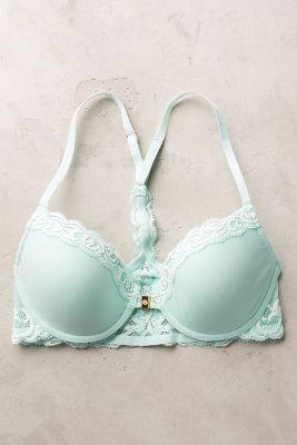 Natori Feathers Front-close T-back Bra Mint