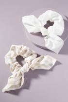 Anthropologie Ellen Bow Ponytail Holder Set