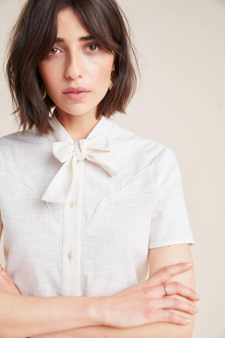 Corey Lynn Calter Bow-tied Blouse