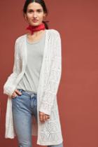Fred And Sibel Pointelle Longline Cardigan