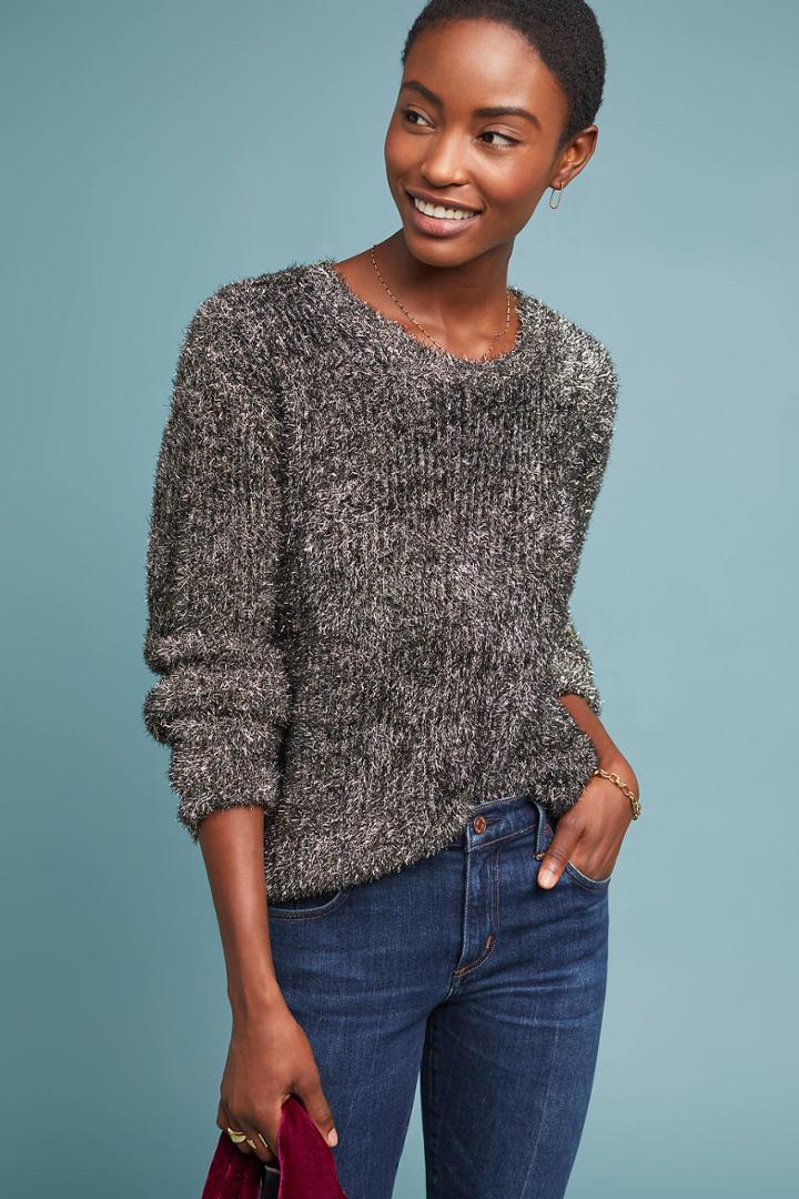Moth Eclat Eyelash Sweater
