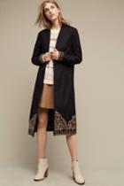 Isato Florence Embroidered Wool Coat