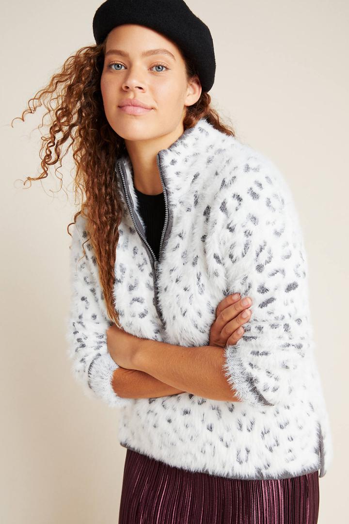 Anthropologie Cindy Eyelash Pullover