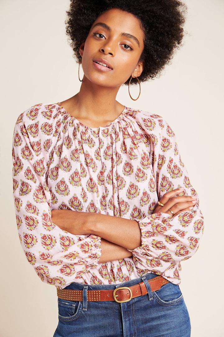 Roller Rabbit Nellie Peasant Blouse