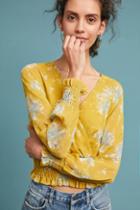 4si3nna Amarelo Floral Wrap Blouse