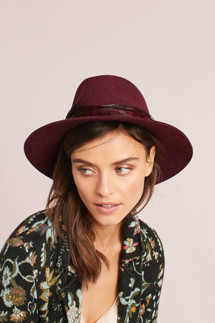 Anthropologie Feathered Rancher